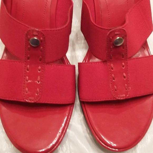 Easy Spirit Shoes Easy Spirit Red Sandals Poshmark